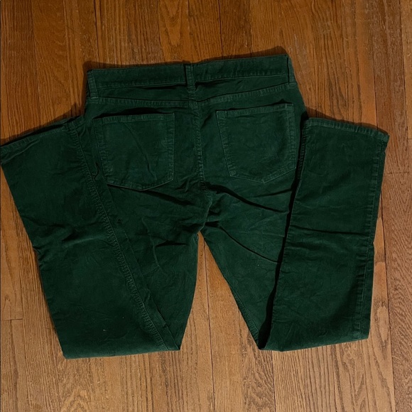 J. Crew Matchstick Olive Corduroy Pants - Picture 3 of 4